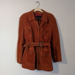 Vintage brown suede jacket